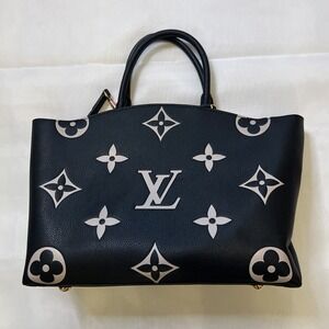 LOUIS VUITTON Grand Palais MM 2way Handbag M45842 Monogram leather Black Used LV